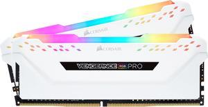 CORSAIR Vengeance RGB Pro 16GB (2 x 8GB) 288-Pin DDR4 DRAM DDR4 3600 (PC4 28800) Desktop Memory Model CMW16GX4M2C3600C18W