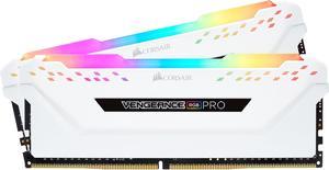 CORSAIR Vengeance RGB Pro 16GB 2 x 8GB 288Pin PC RAM DDR4 3200 PC4 25600 Desktop Memory Model CMW16GX4M2C3200C16W