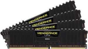 CORSAIR Vengeance LPX 128GB (4 x 32GB) DDR4 2666 (PC4 21300) Desktop Memory Model CMK128GX4M4A2666C16