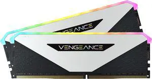 CORSAIR Vengeance RGB RT 16GB (2 x 8GB) 288-Pin DDR4 SDRAM DDR4 3200 (PC4 25600) AMD Optimized Desktop Memory Model CMN16GX4M2Z3200C16W