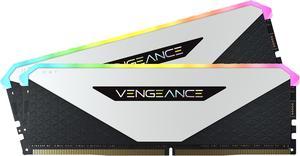 CORSAIR Vengeance RGB RT 32GB (2 x 16GB) 288-Pin DDR4 SDRAM DDR4 3600 (PC4 28800) AMD Optimized Desktop Memory Model CMN32GX4M2Z3600C18W