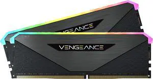 CORSAIR Vengeance RGB RT 64GB (2 x 32GB) 288-Pin DDR4 SDRAM DDR4 3200 (PC4 25600) AMD Optimized Desktop Memory Model CMN64GX4M2Z3200C16 CORSAIR Vengeance RGB RT 64GB (2 x 32GB) 288-Pin DDR4 SDRAM DDR4 3200 (PC4 25600) AMD Optimized Desktop Memory Model CMN64GX4M2Z3200C16