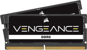 CORSAIR Vengeance 64GB (2 x 32GB) 262-Pin DDR5 SO-DIMM DDR5 4800 (PC4 38400) Laptop Memory Model CMSX64GX5M2A4800C40