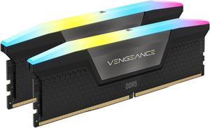 CORSAIR Vengeance RGB 96GB (2 x 48GB) 288-Pin PC RAM DDR5 6000 (PC5 48000) Desktop Memory Model CMH96GX5M2B6000C30