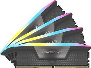 CORSAIR Vengeance RGB 64GB (4 x 16GB) 288-Pin PC RAM DDR5 5600 (PC5 44800) Desktop Memory Model CMH64GX5M4B5600Z36