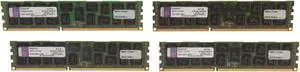 Kingston 32GB (4 x 8GB) ECC Registered DDR3 1600 Server Memory DR x4 Intel Model KVR16R11D4K4/32I