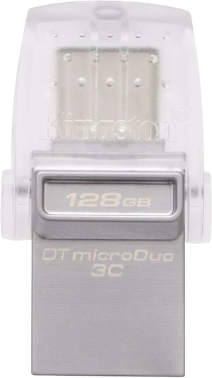 Kingston 128GB Data Traveler DUO3C USB 3.0/3.1 + Type-C Flash Drive (DTDUO3C/128GB) Kingston 128GB Data Traveler DUO3C USB 3.0/3.1 + Type-C Flash Drive (DTDUO3C/128GB)