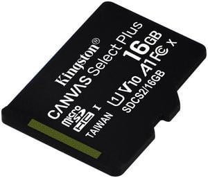 Kingston Canvas Select Plus 16GB microSDHC Flash Card w/ Adapter Model SDCS2/16GBCR