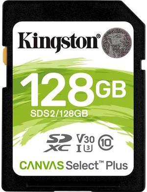 Kingston Canvas Select Plus 128GB Secure Digital Extended Capacity (SDXC) Flash Memory Model SDS2/128GBCR