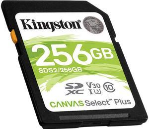 Kingston Canvas Select Plus 256GB Secure Digital Extended Capacity SDXC Flash Memory Model SDS2256GBCR