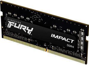 Kingston Fury Impact 8GB 260-Pin DDR4 SO-DIMM DDR4 3200 (PC4 25600) Laptop Memory Model KF432S20IB/8