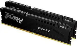 Kingston FURY Beast 32GB (2 x 16GB) 288-Pin PC RAM DDR5 4800 (PC5 38400) Desktop Memory Model KF548C38BBK2-32