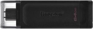 Kingston DataTraveler 70 64GB USB 3.2 Gen 1 USB-C Flash Drive Model DT70/64GBCR