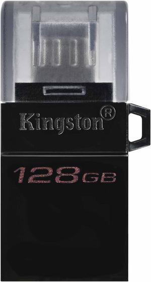 Kingston DataTraveler microDuo 3.0 G2 128GB USB Flash Drive + microUSB (Android/OTG) Canada Retail Model DTDUO3G2/128GBCR