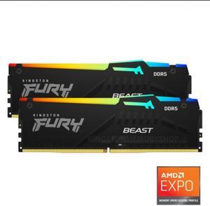 Kingston Fury Beast RGB 16GB DDR5 5200 (PC5 41600) Memory (Desktop