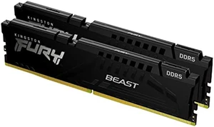 Kingston Fury Beast 32GB (2 x 16GB) DDR5 6000 (PC5 48000) Desktop Memory Model RFBB5-60C40K2/32 Kingston Fury Beast 32GB (2 x 16GB) DDR5 6000 (PC5 48000) Desktop Memory Model RFBB5-60C40K2/32