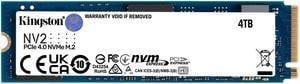 Kingston NV2 4TB M2 2280 NVMe PCIe Internal SSD Up to 3500 MBs SNV2S4000G