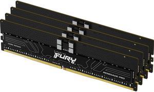 Kingston Fury Renegade Pro R-DIMM 64GB (4 x 16GB) ECC Registered DDR5 4800 (PC5 38400) Memory (Server Memory) Model KF548R36RBK4-64