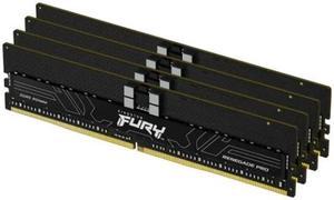 Kingston Fury Renegade Pro 128GB (4 x 32GB) ECC Registered DDR5 6400 (PC5 51200) Memory (Server Memory) Model KF564R32RBE2K4-128