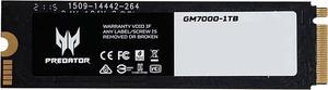 Predator GM7000 M.2 1TB PCI-Express 4.0 x4 Internal Solid State Drive (SSD) BL.9BWWR.105