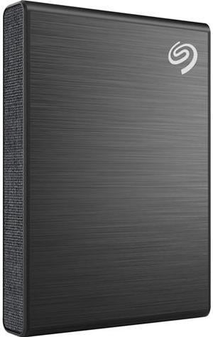 Seagate One Touch SSD 500GB External SSD Portable - Black, Speeds up to 1030MB/s, with Android App, 1yr Mylio Create, 4mo Adobe Creative Cloud Photography Plan and Rescue Services (STKG500400)