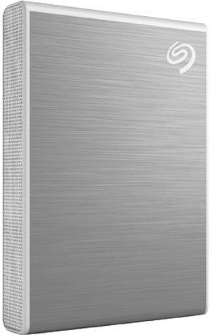 Seagate One Touch SSD 500GB External SSD Portable - Silver, Speeds up to 1030MB/s, with Android App, 1yr Mylio Create, 4mo Adobe Creative Cloud Photography Plan and Rescue Services (STKG500401)