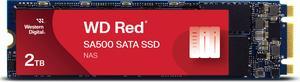 Western Digital WD Red SA500 M.2 2280 2TB SATA III 3D NAND Internal Solid State Drive (SSD) WDS200T1R0B