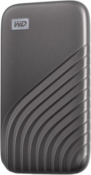 WD 500GB My Passport SSD External Portable Drive, Gray, Up to 1,050 MB/s - WDBAGF5000AGY-WESN