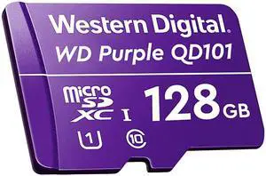 Western Digital Purple SC QD101 128GB microSDXC Memory (Flash Memory) Model WDD128G1P0C