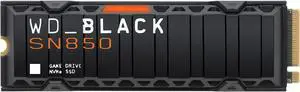 Western Digital WD BLACK SN850 NVMe M.2 2280 2TB PCI-Express 4.0 x4 3D NAND Internal Solid State Drive (SSD) WDS200T1XHE w/ Heatsink