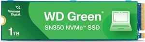Western Digital WD Green SN350 NVMe M2 2280 1TB PCIExpress 30 x4 Internal Solid State Drive SSD WDS100T3G0C