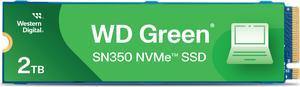 Western Digital WD Green SN350 NVMe M2 2280 2TB PCIExpress 30 x4 Internal Solid State Drive SSD WDS200T3G0C
