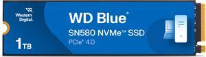 Western Digital WDBlue SN580 M2 2280 1TB PCIExpress 40 x4 TLC Internal Solid State Drive SSD WDS100T3B0E