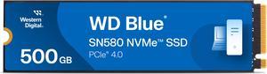 Western Digital WDBlue SN580 M2 2280 500GB PCIExpress 40 x4 TLC Internal Solid State Drive SSD WDS500G3B0E