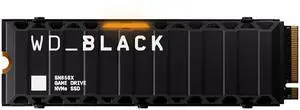WD_BLACK 4TB SN850X NVMe Internal Gaming SSD Solid State Drive with Heatsink - Works with Playstation 5, Gen4 PCIe, M.2 2280, Up to 7,300 MB/s - WDS400T2XHE