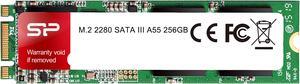 Silicon Power Ace A55 M.2 2280 256GB SATA III 3D NAND Internal Solid State Drive (SSD) SP256GBSS3A55M28