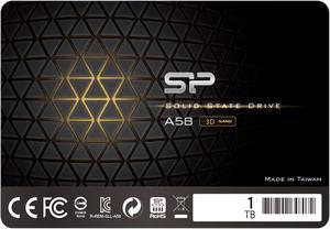 Silicon Power ACE A58 SLC Cache Performance Boost 2.5" 1TB SATA III 3D NAND Internal SSD (SU001TBSS3A58A25SN)
