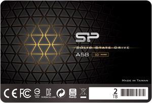 Silicon Power ACE A58 SLC Cache Performance Boost 2.5" 2TB SATA III 3D NAND Internal SSD (SU002TBSS3A58A25SN)