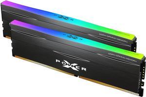 Silicon Power Gaming DDR4 32GB Kit (2 x 16GB) Zenith RGB 3600MHz (PC4 28800) C18 Desktop Memory Module Ram with Heatsink (SU032GXLZU360BDDSN)