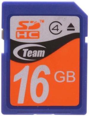 Team 16GB Secure Digital High-Capacity (SDHC) Flash Card Model TG016G0SD24X