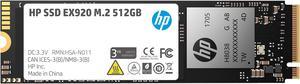 HP EX920 M.2 512GB PCIe 3.0 x4 NVMe 3D TLC NAND Internal Solid State Drive (SSD) 2YY46AA#ABC