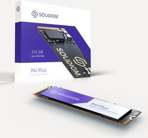 Solidigm P41 Plus 512GB M.2 2280 PCIe 4.0 NVMe Gen4 Internal Solid State Drive (SSD) SSDPFKNU512GZX1