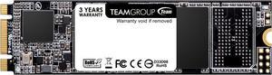TEAMGROUP MS30 256GB with SLC Cache 3D NAND TLC M.2 2280 SATA III 6Gb/s Internal Solid State Drive SSD (Read/Write Speed up to 500/400 MB/s) Compatible with Laptop & PC Desktop TM8PS7256G0C101