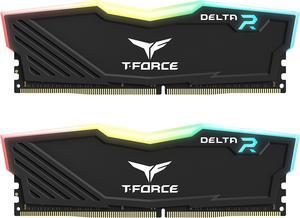 Team T-Force Delta RGB 16GB (2 x 8GB) 288-Pin PC RAM DDR4 3200 (PC4 25600) Desktop Memory Model TF3D416G3200HC16CDC01