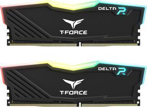Team T-Force Delta RGB 16GB (2 x 8GB) 288-Pin PC RAM DDR4 3600 (PC4 28800) Desktop Memory Model TF3D416G3600HC18JDC01