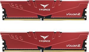 Team T-FORCE VULCAN Z 16GB (2 x 8GB) 288-Pin PC RAM DDR4 3600 (PC4 28800) Desktop Memory Model TLZRD416G3600HC18JDC01