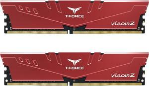 Team T-FORCE VULCAN Z 16GB (2 x 8GB) DDR4 3200 (PC4 25600) Desktop Memory Model TLZRD416G3200HC16FDC01