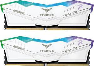 Team T-Force Delta RGB 32GB (2 x 16GB) 288-Pin PC RAM DDR5 6000 (PC5 48000) Desktop Memory Model FF4D532G6000HC30DC01