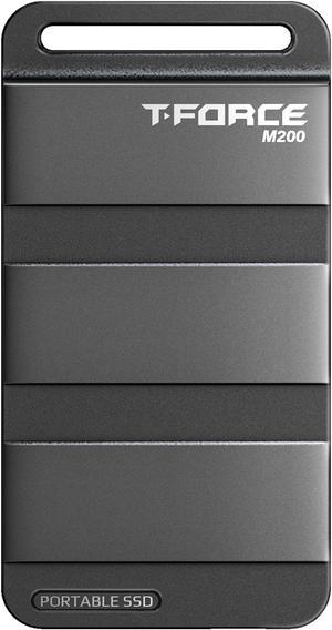 Team Group T-FORCE M200 2TB Portable SSD USB3.2 Gen 2x2 Type-C, Read/Write 2000MB/s Compatible with PS5 & Xbox & Chrome OS (T8FED9002T0C102)