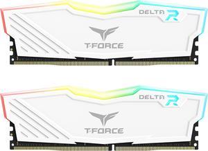 Team T-Force Delta RGB 16GB (2 x 8GB) 288-Pin PC RAM DDR4 3200 (PC4 25600) Desktop Memory Model TF4D416G3200HC16FDC01